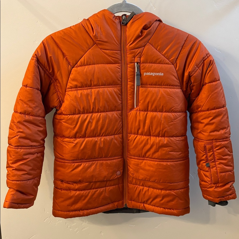 Patagonia Vibrant Orange Insulated Jacket size S 7/8